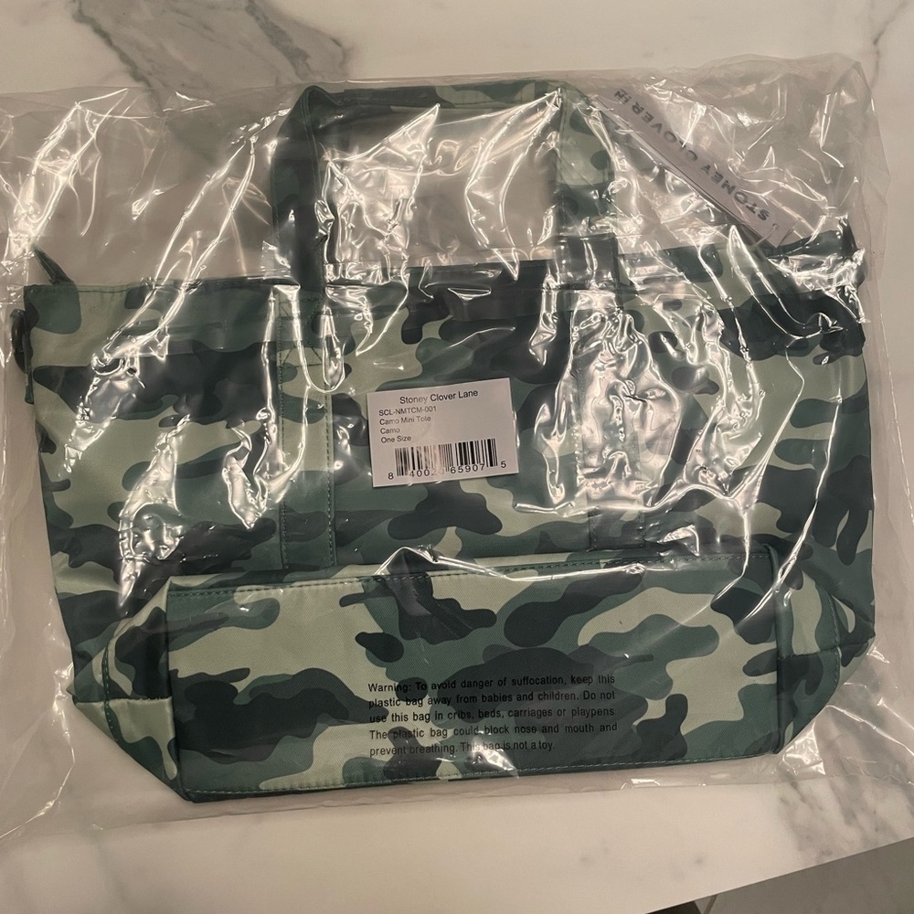 Brand New, Stoney Clover Lane Camo Mini Tote